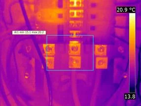 Infrared camera heatmap scan