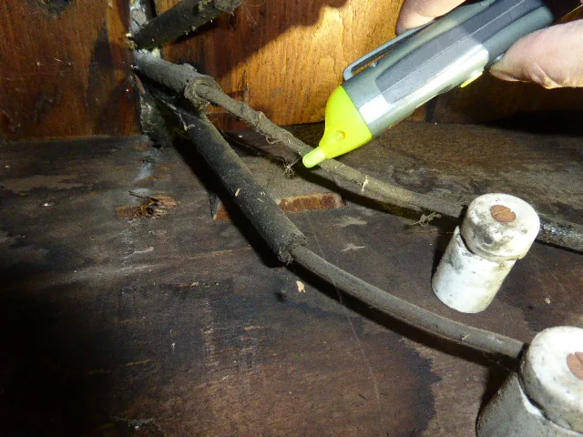 Second knob and tube wiring example