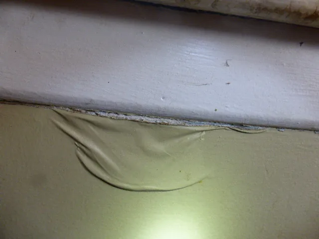 Water damage found during inspection